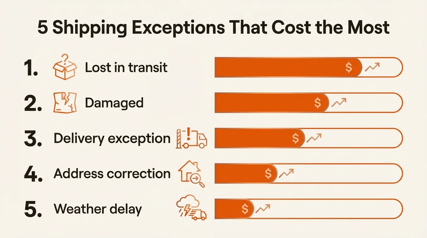 5 Shipping Exceptions That Cost E-Commerce Brands the Most