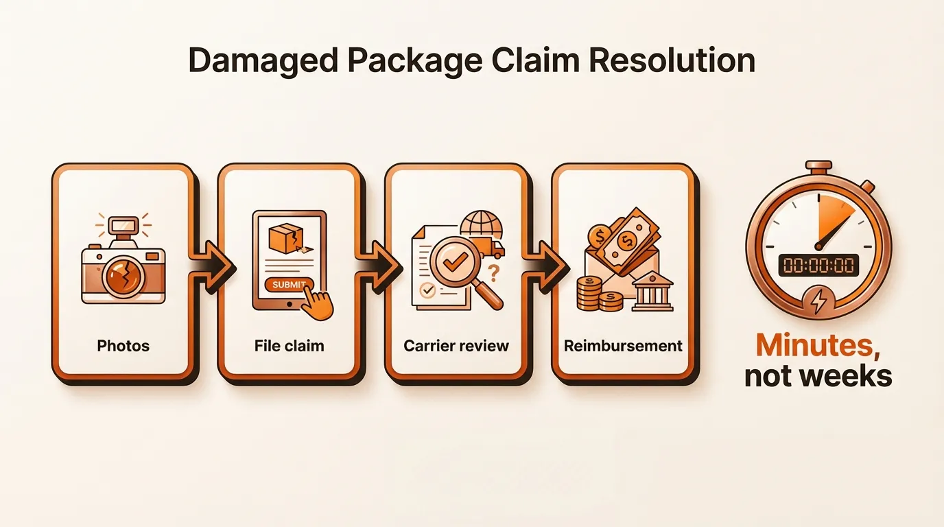 Damaged Package? How to Resolve Claims in Minutes, Not Weeks