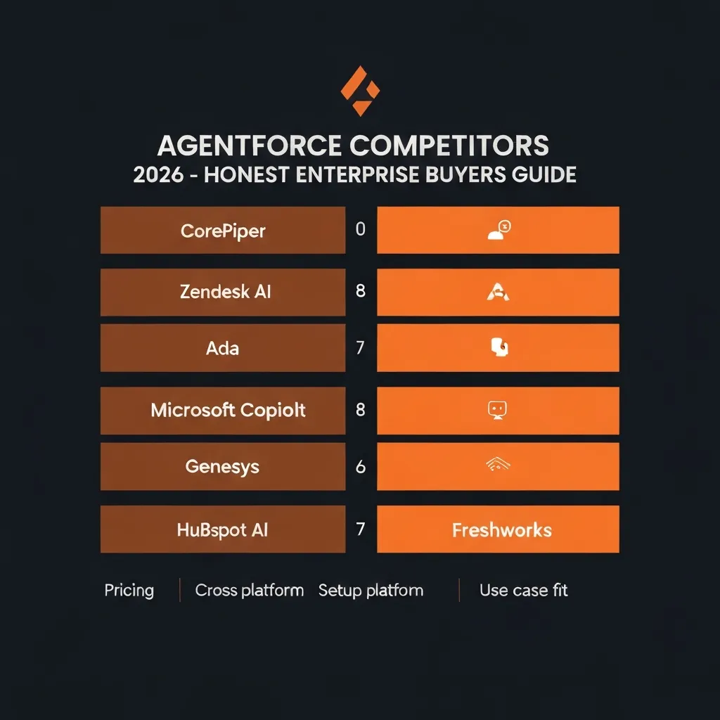 Salesforce Agentforce Competitors in 2026: The Honest Enterprise Buyer's Guide