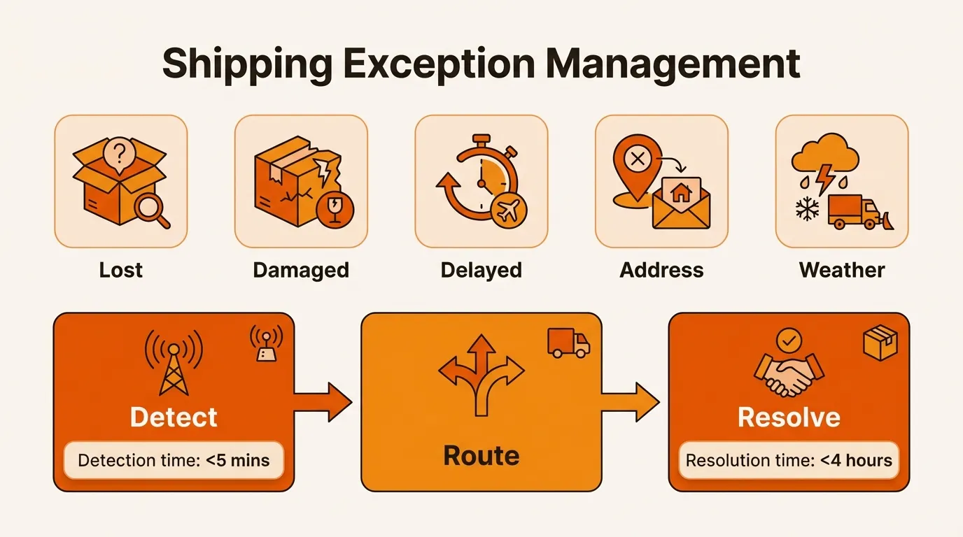 Shipping Exception Management: Detect and Resolve Issues Before Customers Complain