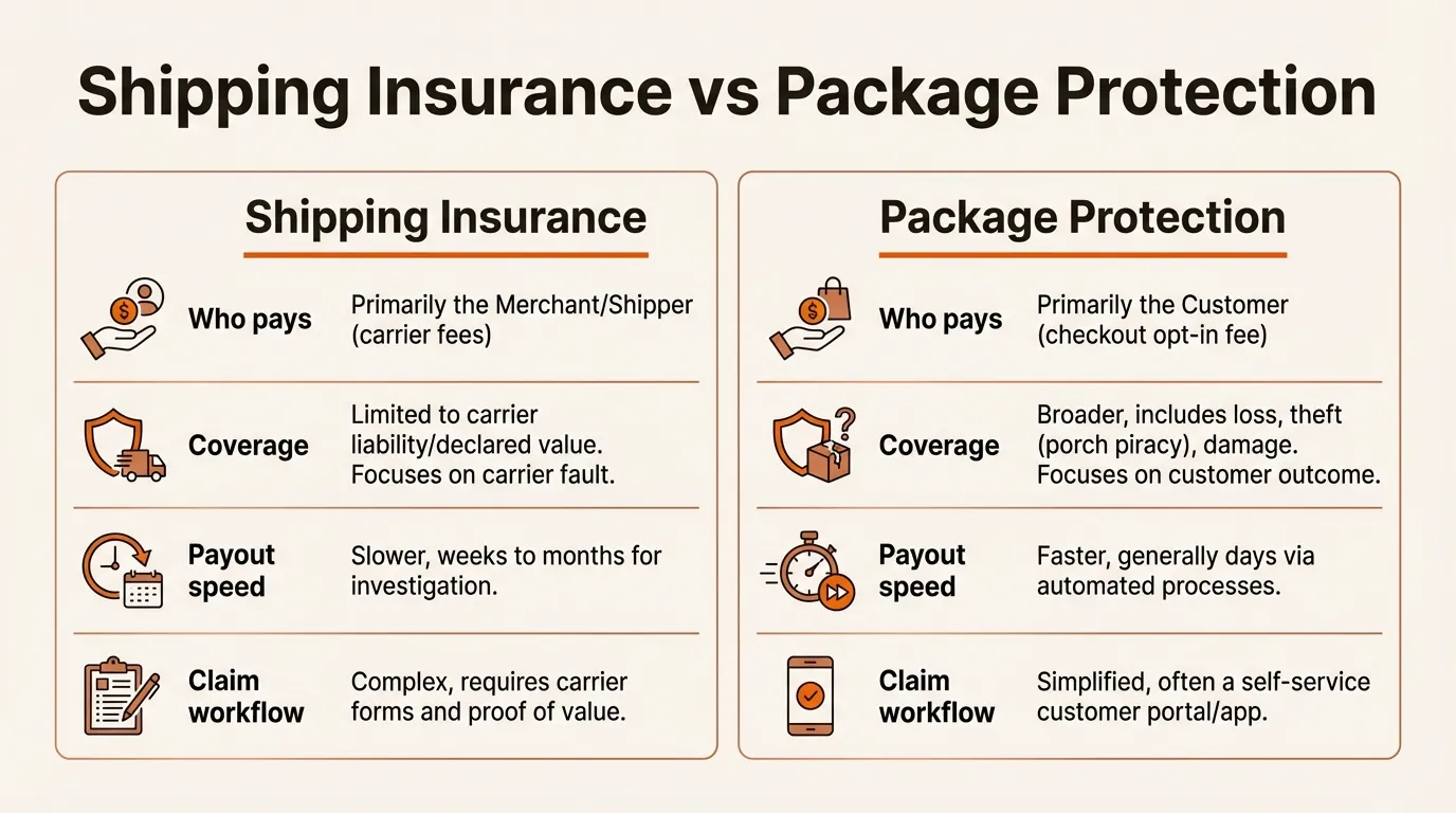 Shipping Insurance vs. Package Protection: Which Should E-Commerce Brands Use?